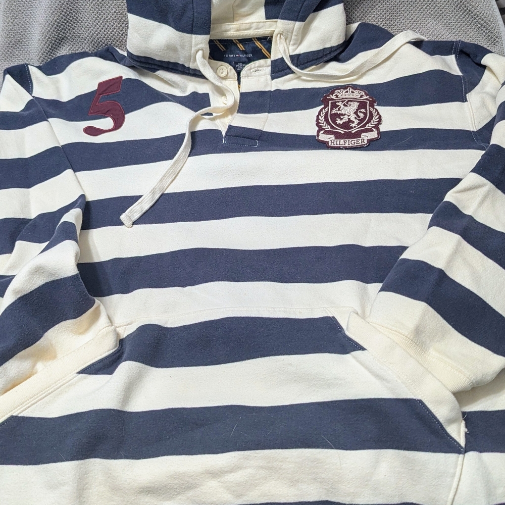 Hilfiger Crest Striped Hoodie
